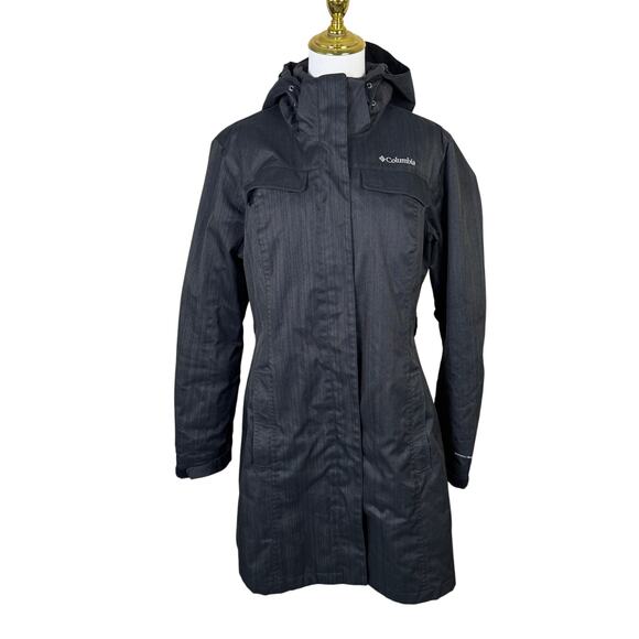 Columbia Omnishield Full Zip Waterproof Hooded Jacket US Women's L - Picture 1 of 5